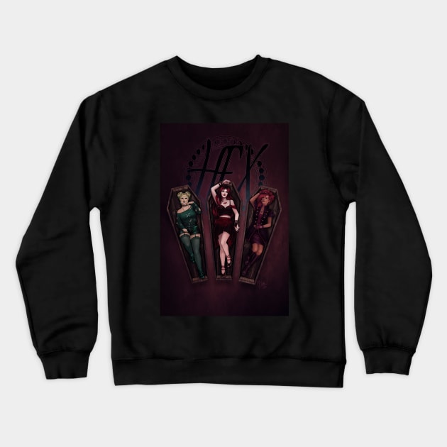 Bad Dreams, Sisters Crewneck Sweatshirt by terasart